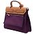 Hermès Purple Toile Herbag Zip 31 Lila - Ansicht 2
