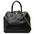 Bolso Valentino Rockstud Dome de piel negra con asa doble Negro