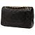 Chanel Black Small Classic Lambskin Double Flap Schwarz - Ansicht 2
