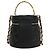 Chanel Vanity Black CC Lambskin mit oberem Griff und Kette Schwarz - Ansicht 2