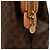 Céline Pouch Celine Brown Macadam Coated Canvas Marrone - vista 6