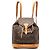Louis Vuitton Brown Monogram Montsouris MM Marrone