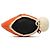 LOEWE Mini Bolsa Tiracolo Bunny em Pele de Bezerro Costurada Laranja - vista 3