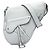 Autre Marque Bolsa Baudrier Saddle Dior em couro branco