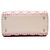 Autre Marque Dior Beige Medium Lambskin Cannage Stitched Lady Dior Pink Rot - Ansicht 3