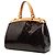 Louis Vuitton Purple Monogram Vernis Brea MM Roxo - vista 2
