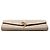 Chloé Aby Wallet On Chain aus braunem genarbtem Kalbsleder Taupe - Ansicht 3