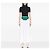 Borsa cintura Valentino Green Nappa Rockstud Spike Verde - vista 6