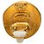 Chanel Gold CC vergoldete runde Clip-On-Ohrringe Golden - Ansicht 3