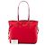 Tote Prada em Tessuto com acabamento em Saffiano vermelho - vista 7