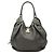 Louis Vuitton Gray Monogram Mahina L Hobo Marron