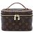Louis Vuitton Brown Monogram Nice Mini Vanity Case Marrone