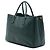 Prada Bolso Tote Large Saffiano Lux Gardeners Verde Verde oscuro - vista 2
