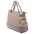 Gucci Mayfair Satchel aus beigem GG Canvas - Ansicht 2