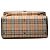 Borsa da viaggio Burberry Beige Haymarket Check Canvas - vista 3