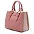 Borsa Satchel Miu Miu in pelle di capra rosa Madras - vista 2