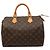 Louis Vuitton Brown Monogram Speedy 30 Marrone