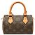 Louis Vuitton Brown Monogram Mini Speedy HL Castaño
