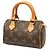 Louis Vuitton Brown Monogram Mini Speedy HL Castaño - vista 2