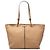 Chloé Keri Tote aus genarbtem Kalbsleder Beige