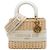 Autre Marque Dior Beige Medium Wicker Oblique Lady Dior