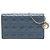 Autre Marque Pouch Lady Dior in vernice blu Cannage con catena