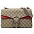 Borsa a tracolla Gucci Dionysus Medium GG Supreme Beige