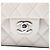 Chanel White Medium Classic Caviar Double Flap Blanco Crudo - vista 5