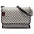Gucci Beige GG Supreme Web Messenger Bag
