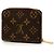 Portamonete Zippy Coin Monogram Marrone Louis Vuitton - vista 2