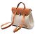 Zaino Hermès Herbag PM in Toile Beige - vista 2