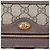 Clutch Gucci Beige GG Supreme Web Ophidia - vista 5