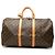 Louis Vuitton Brown Monogram Keepall 50 Marrone