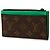Portacarte e monete Louis Vuitton Brown Monogram Macassar Marrone - vista 2