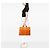Hermès Orange Canvas Fourre Tout MM Laranja - vista 6