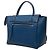 Belt Bag Céline Celine Gürteltasche aus blauem micro-genarbtem Kalbsleder - Ansicht 2