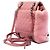 Zaino da montagna in shearling Chanel Pink Paris Salzburg - vista 2