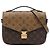 Louis Vuitton Brown Monogram Reverse Pochette Metis Castaño