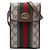 Gucci Mini Borsa a Tracolla Ophidia Web GG Supreme Beige