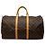 Louis Vuitton Brown Monogram Keepall 50 Castaño
