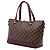 Louis Vuitton Brown Damier Ebene Hyde Park Marrone - vista 2