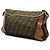 Borsa a tracolla Fendi Brown Zucca Canvas FF Marrone - vista 2