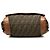 Borsa a tracolla Fendi Brown Zucca Canvas FF Marrone - vista 3