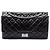 Chanel Black Quilted Aged Calfskin Reissue 2.55 Double Flap 227 Nero