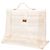 Borsa a mano Hermès White Vinyl Souvenir De L Exposition Kelly Bianco - vista 2