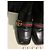 Botines Gucci GG Marmont de piel negra Negro - vista 3