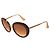 Prada SPR16Q Round Sunglasses Brown