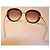 Prada SPR16Q Round Sunglasses Brown - view 5