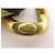 VINTAGE CHANEL BRACELET BLACK INTERLACED CHAIN AND LEATHER T18.5 CM GOLD-TONE METAL BANGLE Golden - view 11