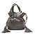 BORSA A MANO LANCEL PREMIER FLIRT PM A04652 PELLE EFFETTO COCCO GRIGIO TRACOLLA - vista 2